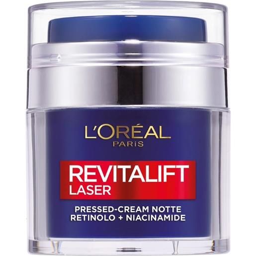 L'Oreal Paris l'oréal paris revitalift - laser crema notte pressed rughe profonde, 50ml