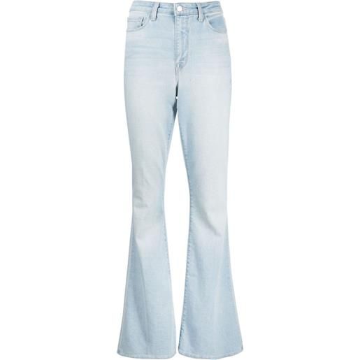L'Agence jeans svasati con effetto schiarito - blu