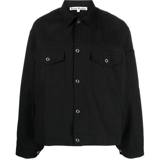 Acne Studios giacca-camicia a maniche lunghe - nero