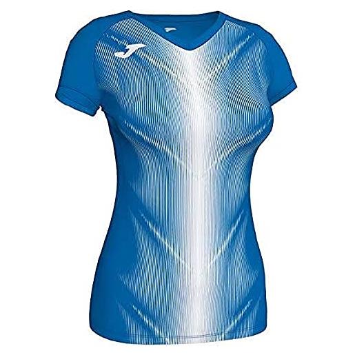 Joma olimpia, maglietta manica corta donna, blu reale - bianco, xxl