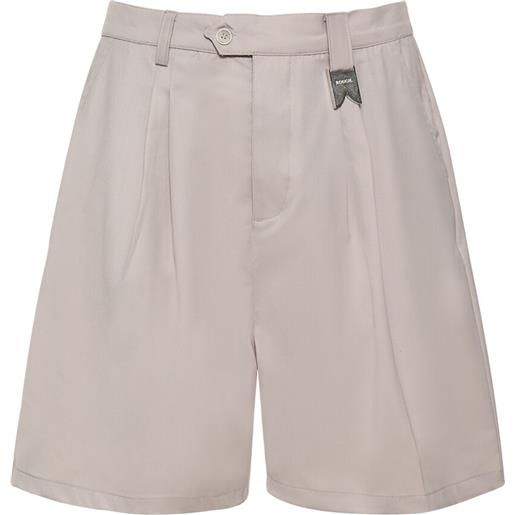 ROUGH. shorts sartoriali baggy fit in cotone