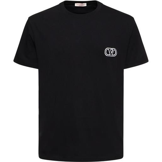 VALENTINO t-shirt regular fit in cotone con logo