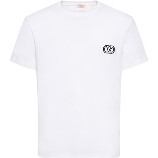 VALENTINO t-shirt regular fit in cotone con logo