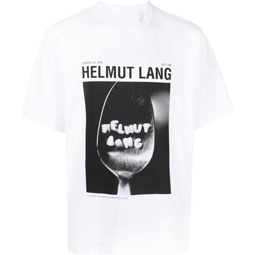 Helmut Lang t-shirt con stampa fotografica - bianco