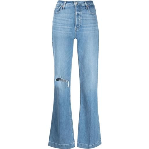 PAIGE jeans svasati leenah a coste - blu