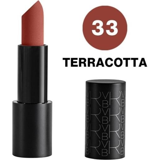 Rvb lab matt & velvet lipstick terracotta 33 rossetto opaco 1 pezzo