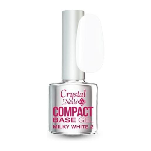Crystal nails - compact base gel (8ml, milky white 2)