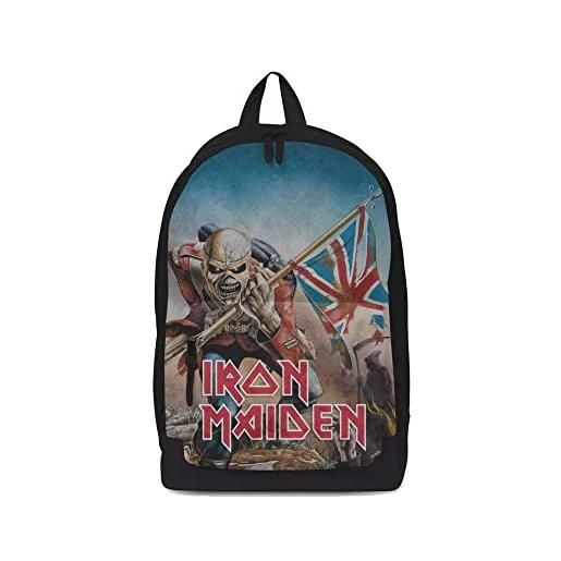 Rocksax iron maiden backpack - trooper red - 43cm x 30cm x 15cm - officially licensed merchandise