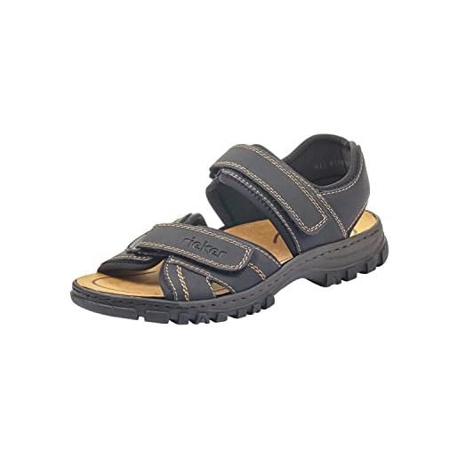 Rieker herren sandalette, sandali a punta chiusa uomo, braun (tabak/schwarz / 27), 40 eu