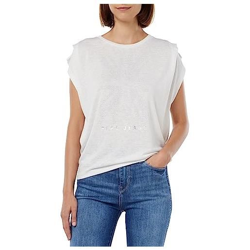 Pepe Jeans berenice, t-shirt donna, bianco (white), s