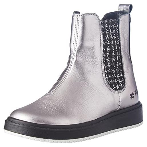 Primigi pcc 83782, scarpe da ginnastica basse, bambine e ragazze, grigio (piombo/argento), 37 eu