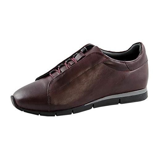 Marc Shoes lotta, scarpe da ginnastica basse donna, rosso (cow ox milled bordo 00861), 38 eu
