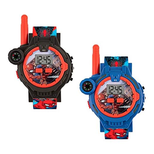 Hasbro spiderman orologio digitale quarzo bambini e ragazzi con cinturino in silicone spd40156arg