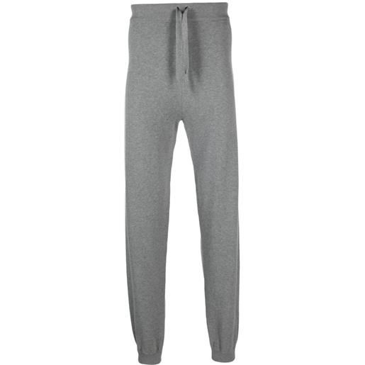 Corneliani pantaloni sportivi con coulisse - grigio