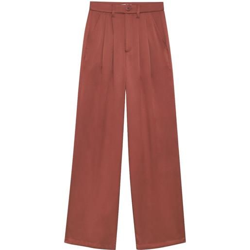 ANINE BING pantaloni carrie - rosso