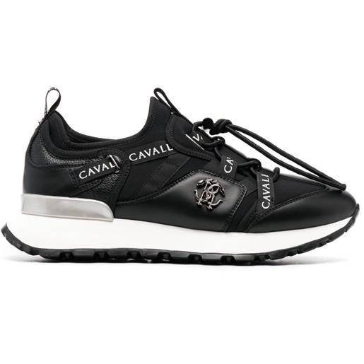 Roberto Cavalli sneakers con coulisse - nero