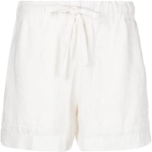 Vince shorts con vita media - bianco