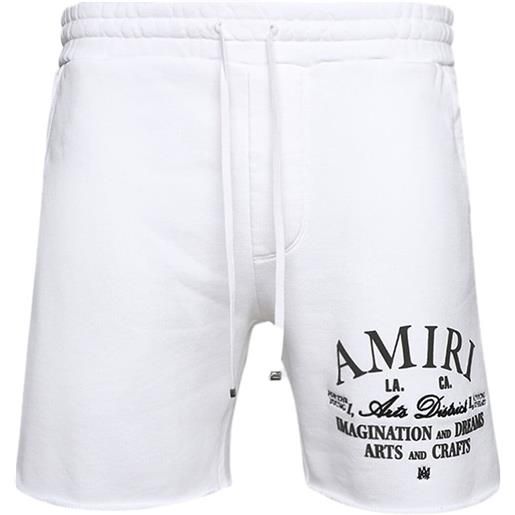 AMIRI shorts sportivi con stampa - bianco