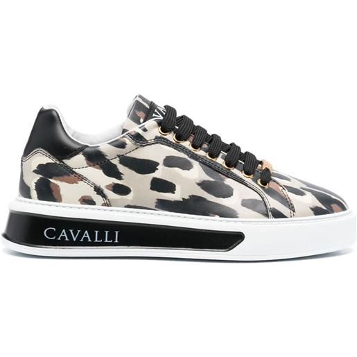 Roberto Cavalli sneakers leopardate - toni neutri