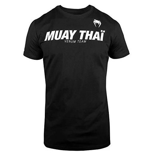 Venum muay thai vt maglietta, uomo, nero/oro, m