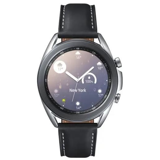 Samsung galaxy watch3 3.05 cm (1.2") oled 41 mm digitale 360 x pixel touch screen argento wi-fi gps (satellitare)