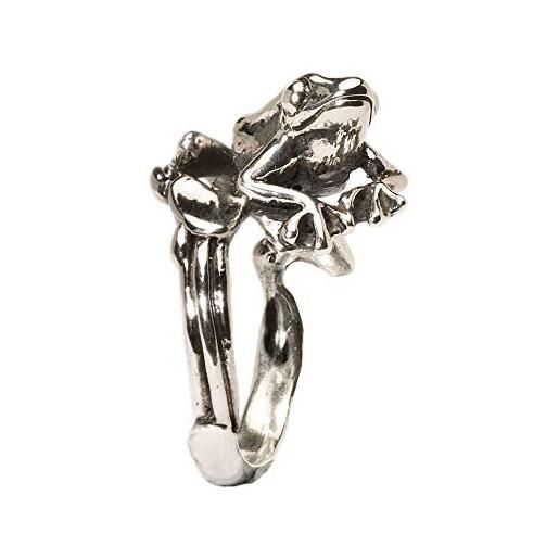 Trollbeads anello da donna tree frog in argento 925 59 (18.8) - tagri-00149
