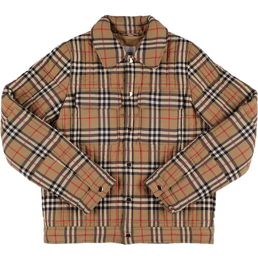 BURBERRY giacca in nylon check