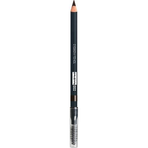 Pupa eyebrow pencil matita sopracciglia 003 dark brown