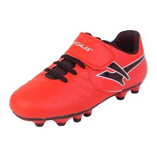 Footwear Studio gola activo5 astroturf blade - scarpe da ginnastica da calcio, rosso (rosso nero aka053), 28 eu