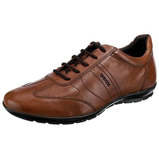 Geox uomo symbol b, scarpe uomo, marrone browncotto, 45 eu