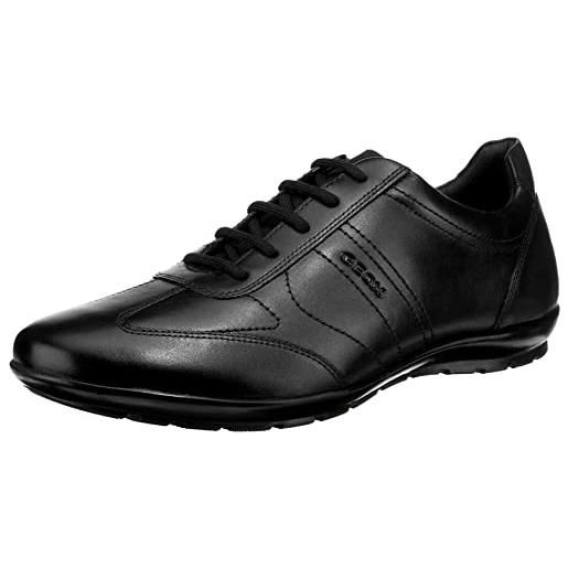 Geox uomo symbol b, scarpe uomo, nero, 41.5 eu