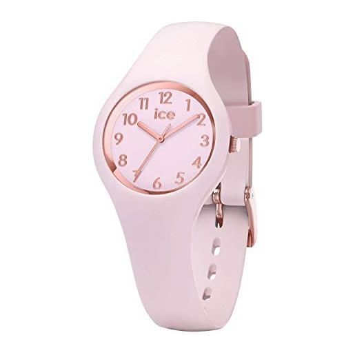 Ice-watch - ice glam pastel pink lady numbers - orologio rosa da donna con cinturino in silicone - 015346 (extra small)
