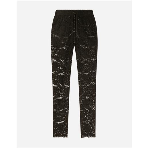 Dolce & Gabbana lace jogging pants