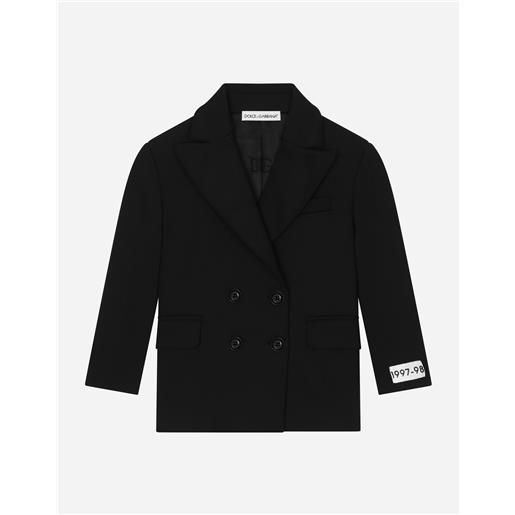 Dolce & Gabbana double-breasted technical jersey jacket