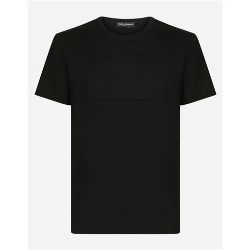 Dolce & Gabbana cotton t-shirt with embossed logo