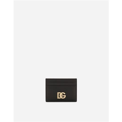 Dolce & Gabbana portacarte in pelle di vitello con logo dg