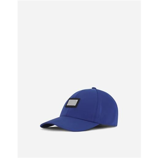 Dolce & Gabbana cappello da baseball nylon con placca logata