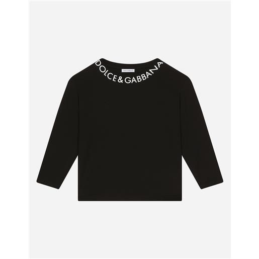 Dolce & Gabbana t-shirt in jersey stampa logo