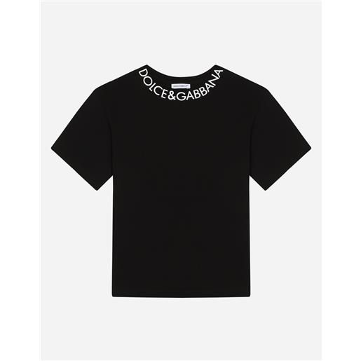 Dolce & Gabbana t-shirt in jersey con stampa logo