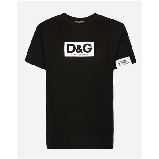 Dolce & Gabbana cotton round-neck t-shirt with patch