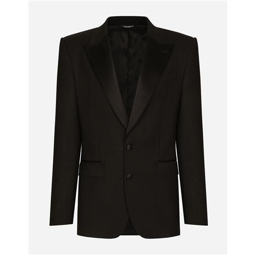 Dolce & Gabbana giacca sicilia tuxedo monopetto lana stretch