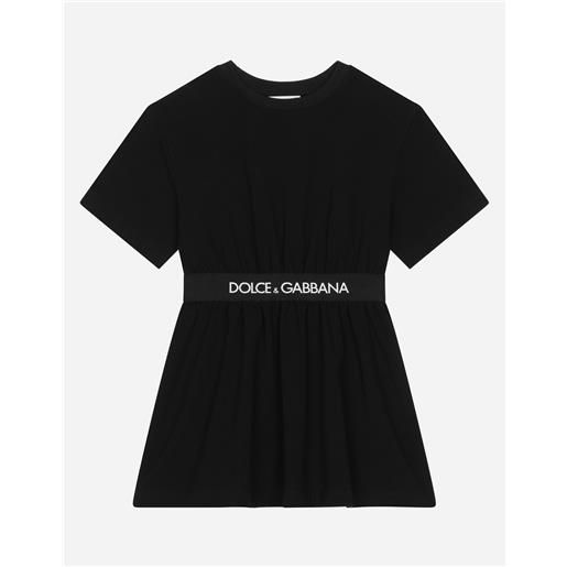 Dolce & Gabbana abito in interlock con elastico logato