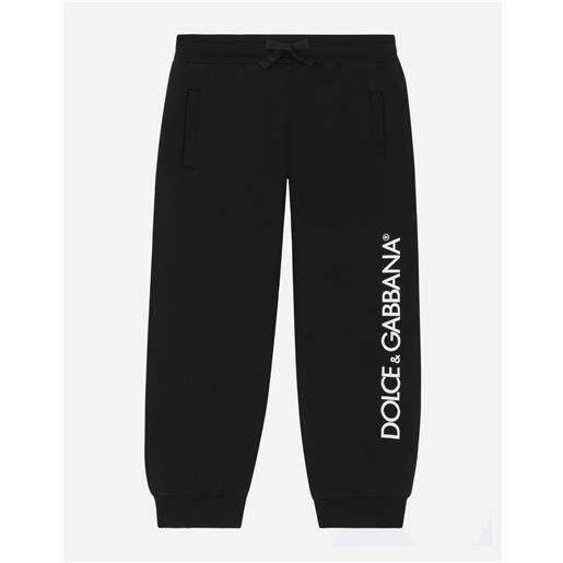 Dolce & Gabbana pantaloni jogging in jersey stampa logo