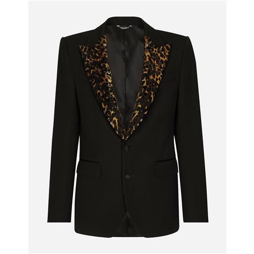 Dolce & Gabbana giacca sicilia tuxedo in lana stretch
