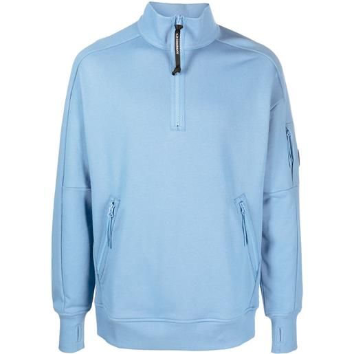 C.P. Company maglione con applicazione - blu
