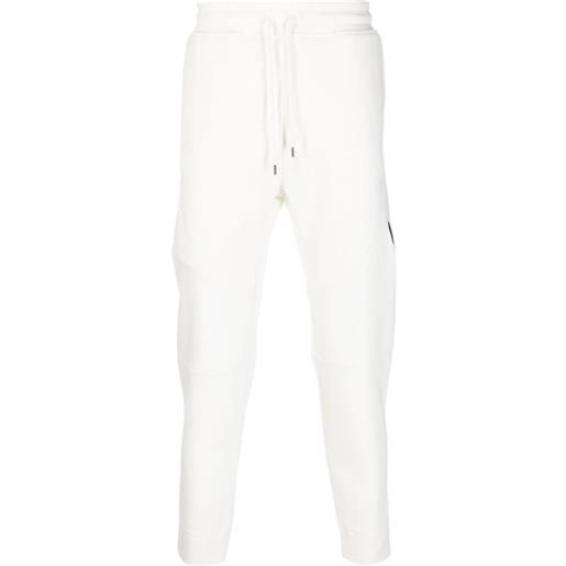 C.P. Company pantaloni sportivi con applicazione - bianco