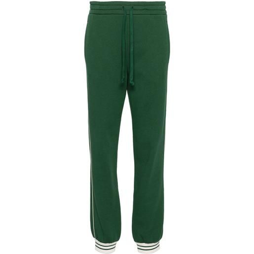 Gucci pantaloni sportivi gg - verde