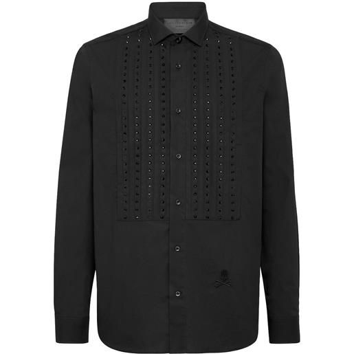 Philipp Plein camicia con decorazione - nero