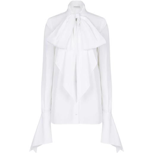 Nina Ricci camicia con fiocco - bianco