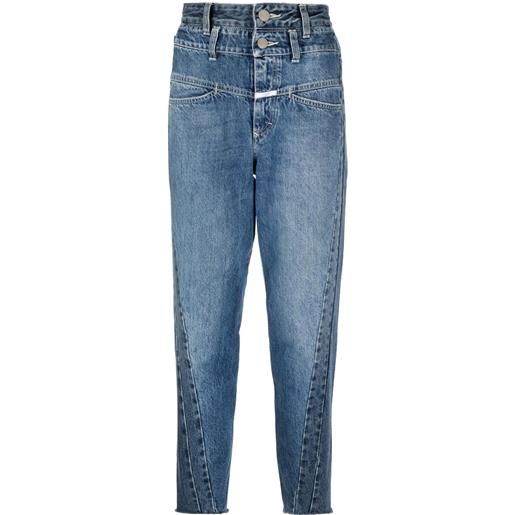 Closed jeans crop curved-x affusolati - blu